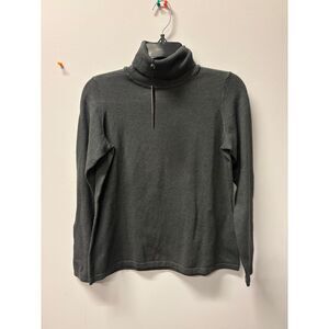 NWT Talbots Dark Grey Turtle Neck‎ Petite